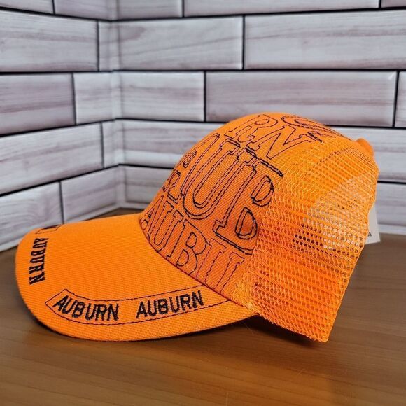 Orange Auburn Trucker Hat #A15 - Picture 3 of 6
